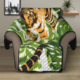 Bengal Tiger Pattern leaves Recliner Cover Protector