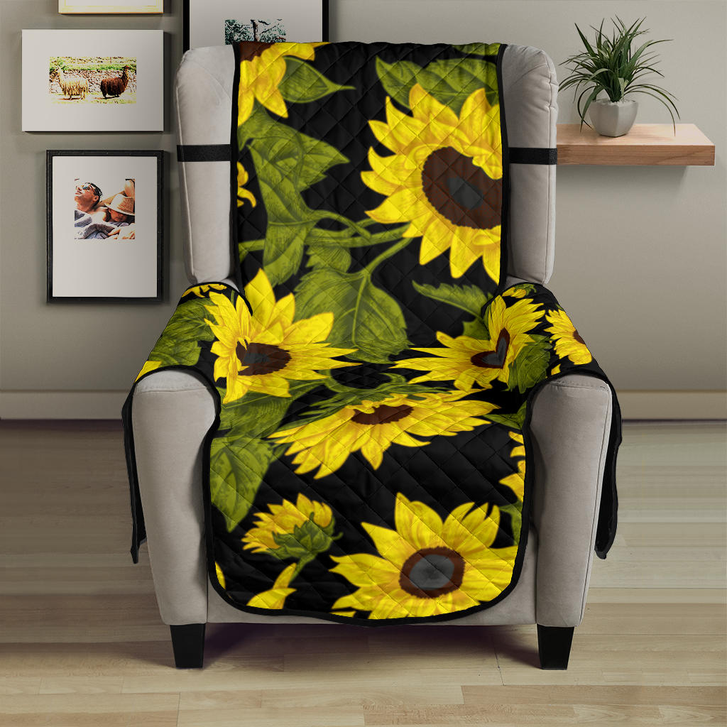 Sunflower Theme Pattern  Chair Cover Protector