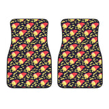 Potato Chips Pattern Print Design 05 Front Car Mats