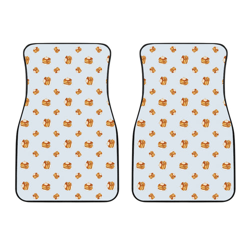 Pancake Pattern Print Design 03 Front Car Mats