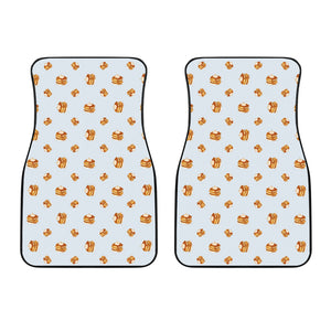 Pancake Pattern Print Design 03 Front Car Mats