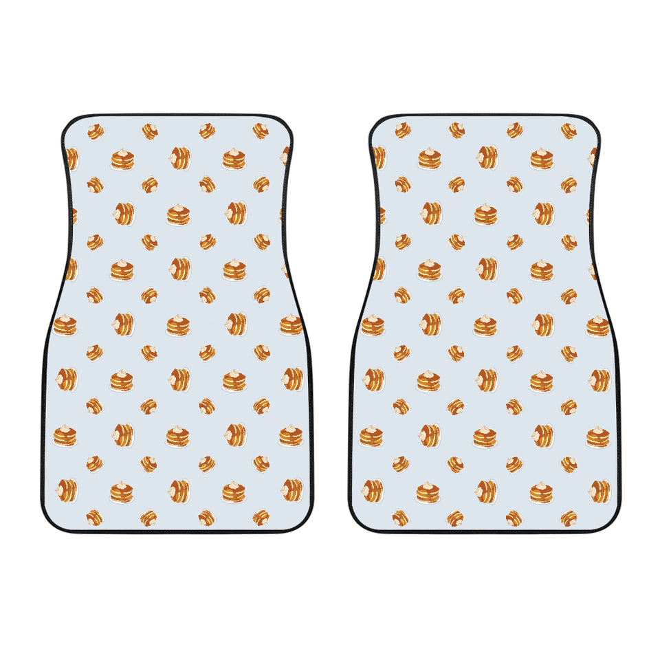 Pancake Pattern Print Design 03 Front Car Mats