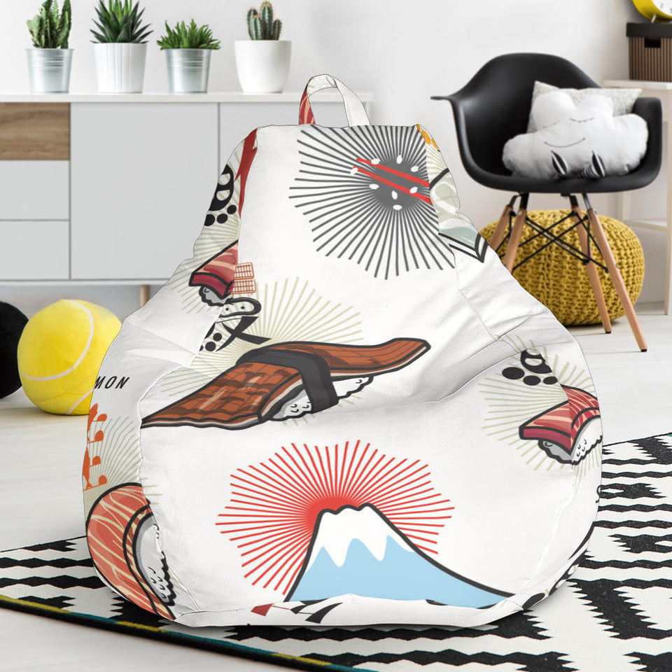 Sushi Japanese Pattern Bean Bag Cover