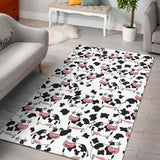 Cute Cow Pattern Area Rug