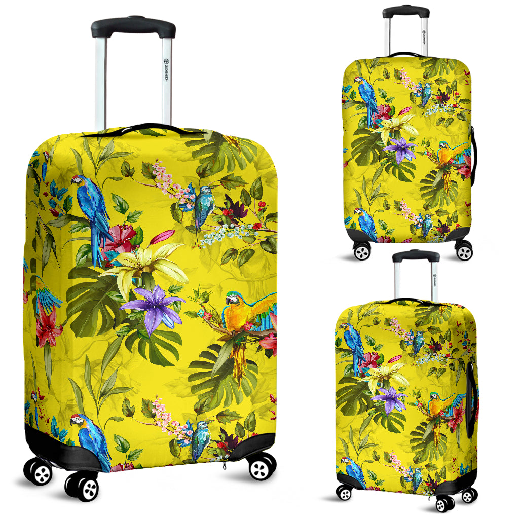 Colorful Parrot Pattern Luggage Covers