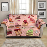 Cake Pattern Pokka dot Background Loveseat Couch Cover Protector