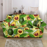 Avocado Leaves Pattern Loveseat Couch Slipcover