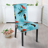 Surfboard Pattern Print Design 03 Dining Chair Slipcover