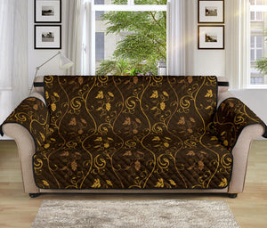Gold Grape Pattern Sofa Cover Protector