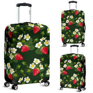 Strawberry Pattern Background Luggage Covers