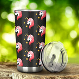 Unicorn Star Pattern Tumbler