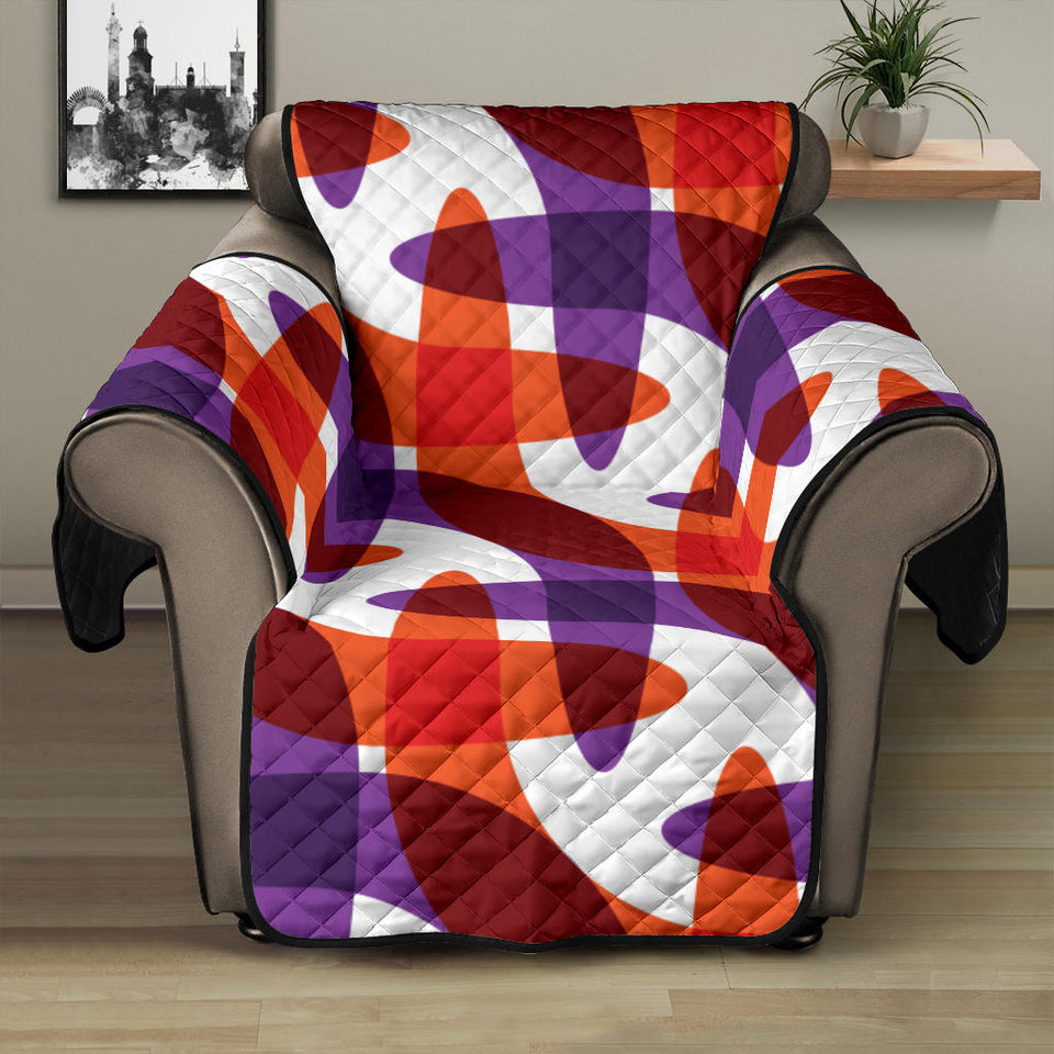 Boomerang Pattern Background Recliner Cover Protector