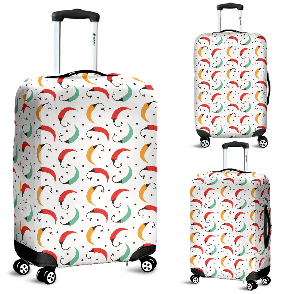 Red Green Yellow Chili Pattern Luggage Covers