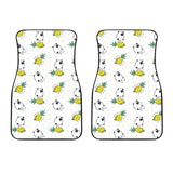 Bull Terrier Pattern Print Design 01 Front Car Mats