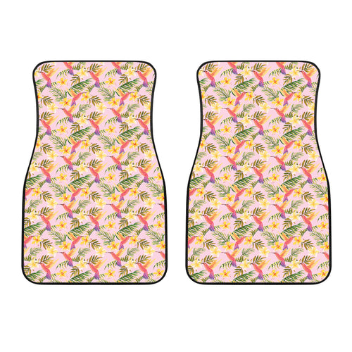 Hummingbird Pattern Print Design 03 Front Car Mats