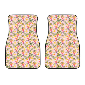 Hummingbird Pattern Print Design 03 Front Car Mats