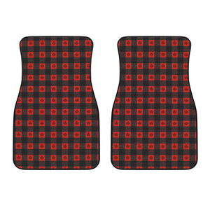 Canada Pattern Print Design 01 Front Car Mats