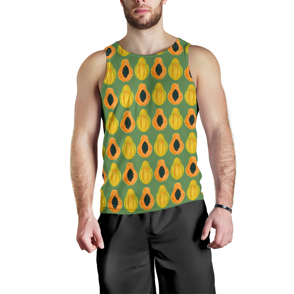 Papaya Pattern Background Men Tank Top