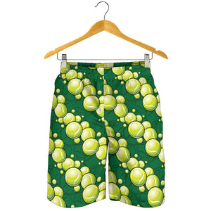 Tennis Pattern Print Design 04 Men Shorts
