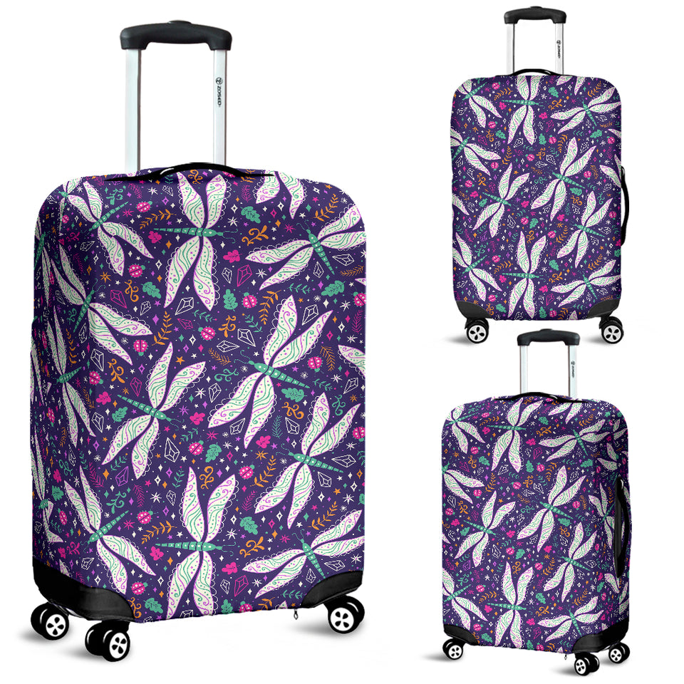 Cute Dragonfly Pattern Luggage Covers