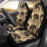 Elephant Pattern Ethnic Motifs Universal Fit Car Seat Covers