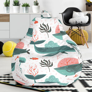 Whale Jelly Fish Pattern  Bean Bag Cover