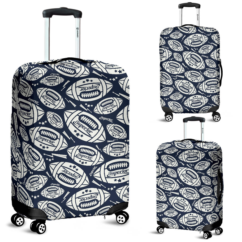 American Football Ball Pattern Luggage Covers