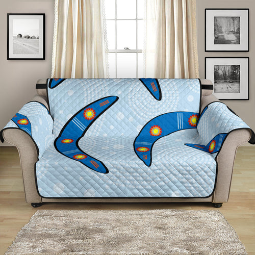 Boomerang Aboriginal Pattern Loveseat Couch Cover Protector