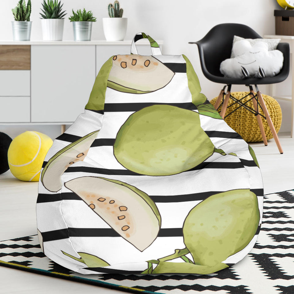 Guava Pattern Stripe background Bean Bag Cover