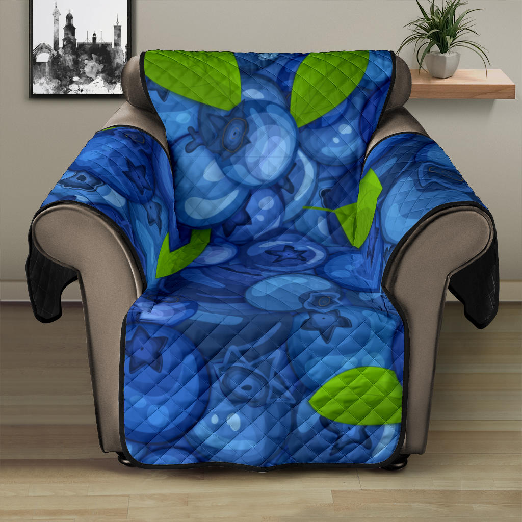 Blueberry Pattern Background Recliner Cover Protector