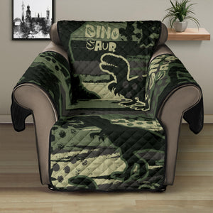 Dinosaur Camo Pattern Recliner Cover Protector