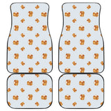 Pancake Pattern Print Design 03 Front and Back Car Mats