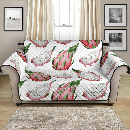 Dragon Fruit Pattern Loveseat Couch Cover Protector