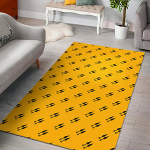 Ninja Weapon Pattern Area Rug