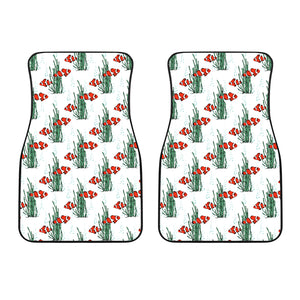 Clown Fish Pattern Print Design 03 Front Car Mats