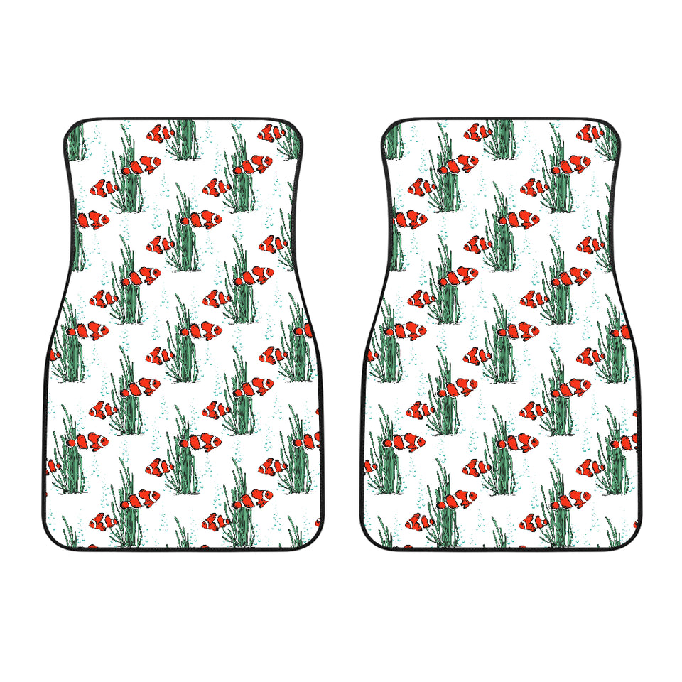 Clown Fish Pattern Print Design 03 Front Car Mats