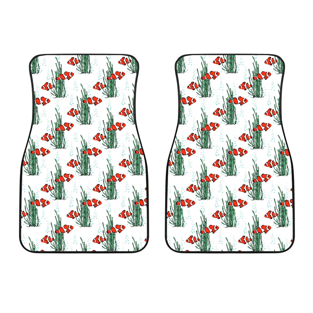 Clown Fish Pattern Print Design 03 Front Car Mats