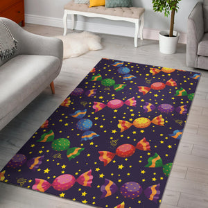 Candy Star Pattern Area Rug
