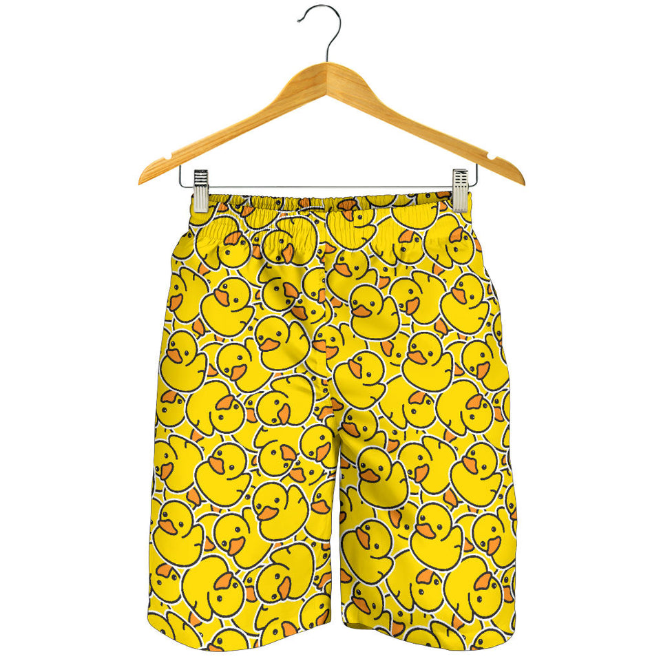 Duck Toy Pattern Print Design 04 Men Shorts