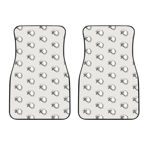 Eagle Pattern Print Design 03 Front Car Mats