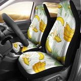 Banana Pattern Background Universal Fit Car Seat Covers
