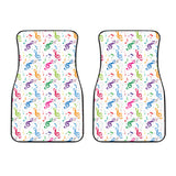 Music Notes Pattern Print Design 02 Front Car Mats