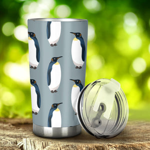 Penguin Pattern Theme Tumbler