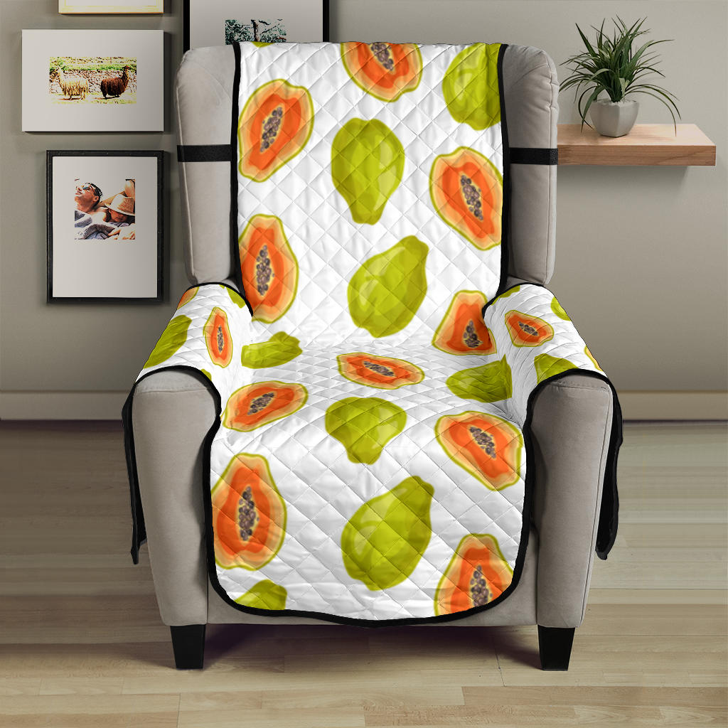 Papaya Pattern Theme Chair Cover Protector