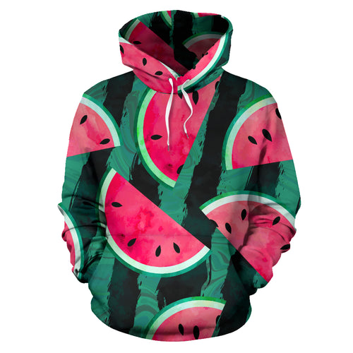 Watermelon Pattern Men Women Pullover Hoodie