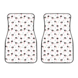 Ostrich Pattern Print Design 02 Front Car Mats