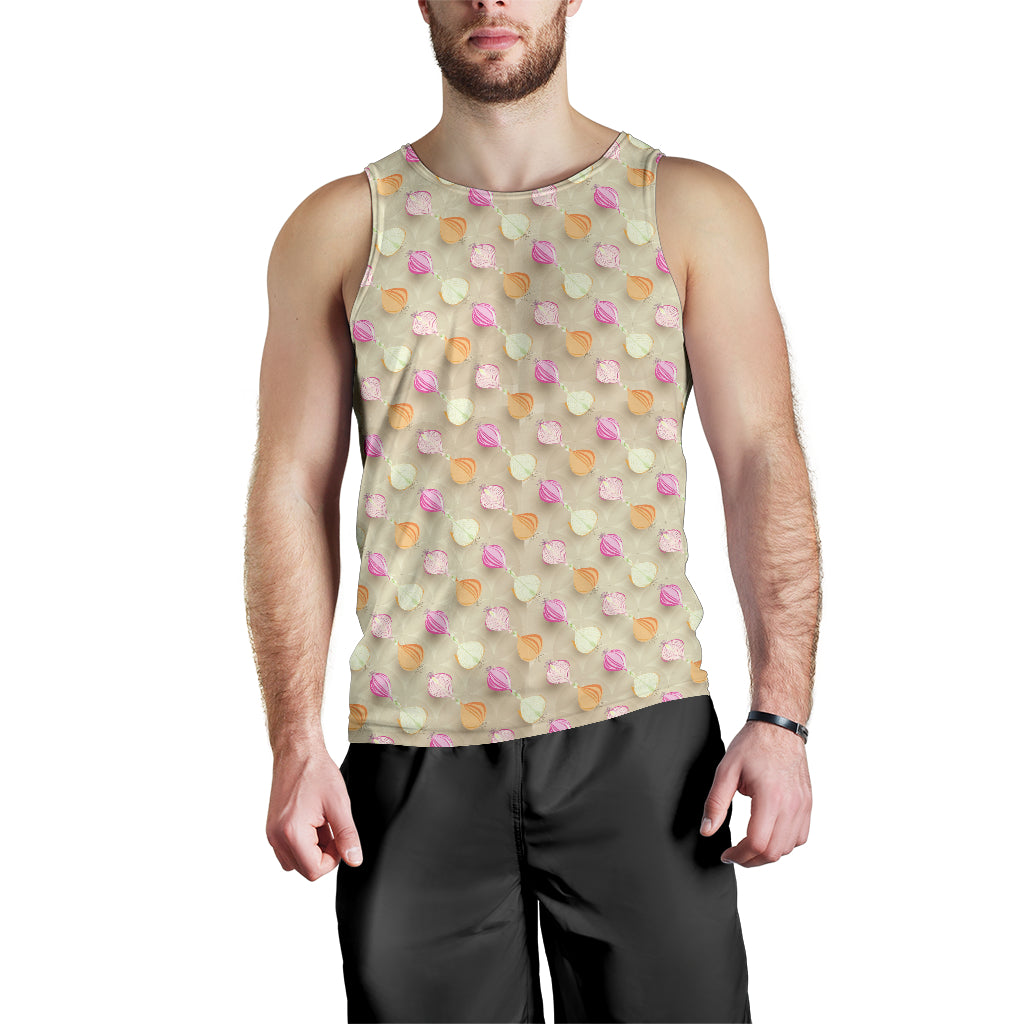 Onion Pattern Theme Men Tank Top