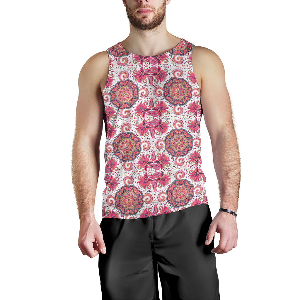 Indian Pattern Men Tank Top