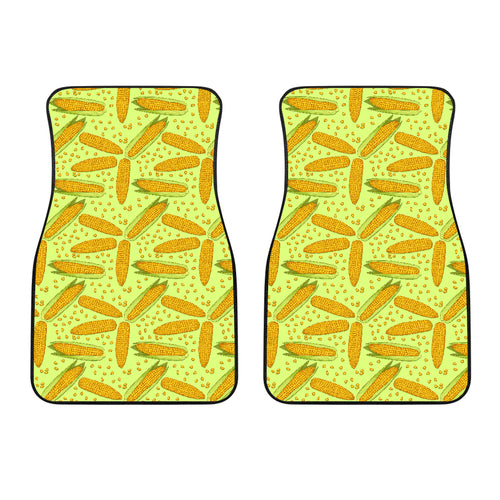 Corn Pattern Print Design 03 Front Car Mats