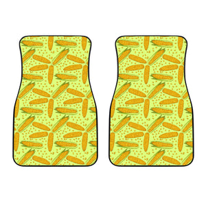 Corn Pattern Print Design 03 Front Car Mats